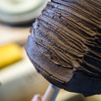 Patricia Shone in her studio 2018